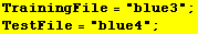 TrainingFile = "blue3" ; TestFile = "blue4" ; 