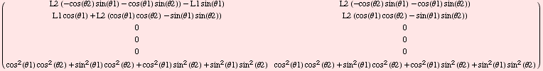 (                                                                                      ... θ2) + sin (θ1) cos (θ2) + cos (θ1) sin (θ2) + sin (θ1) sin (θ2)